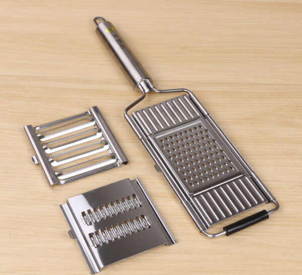 Stainless Steel Grater, Vegetable And Fruit Slicer, Peeler - Image 5